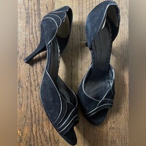 Banana Republic Italy Leather Heels Black Size 9